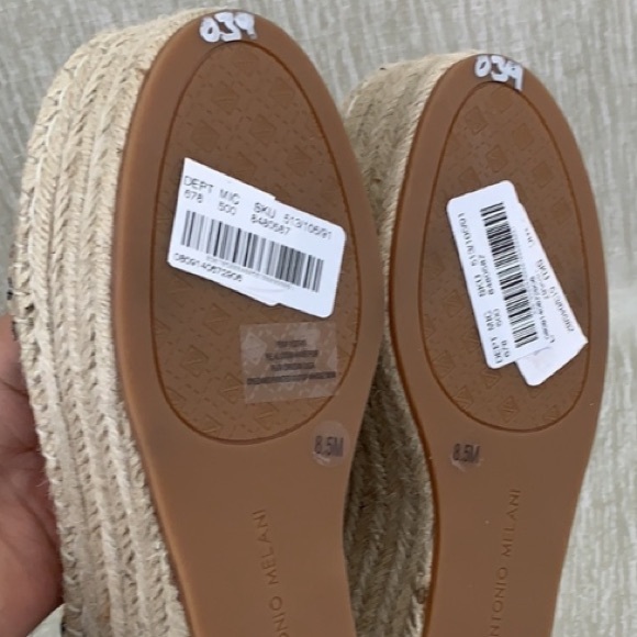 SOLD Leopard Print Jute Platform Wedge Espadrille Sandal - Picture 10 of 11